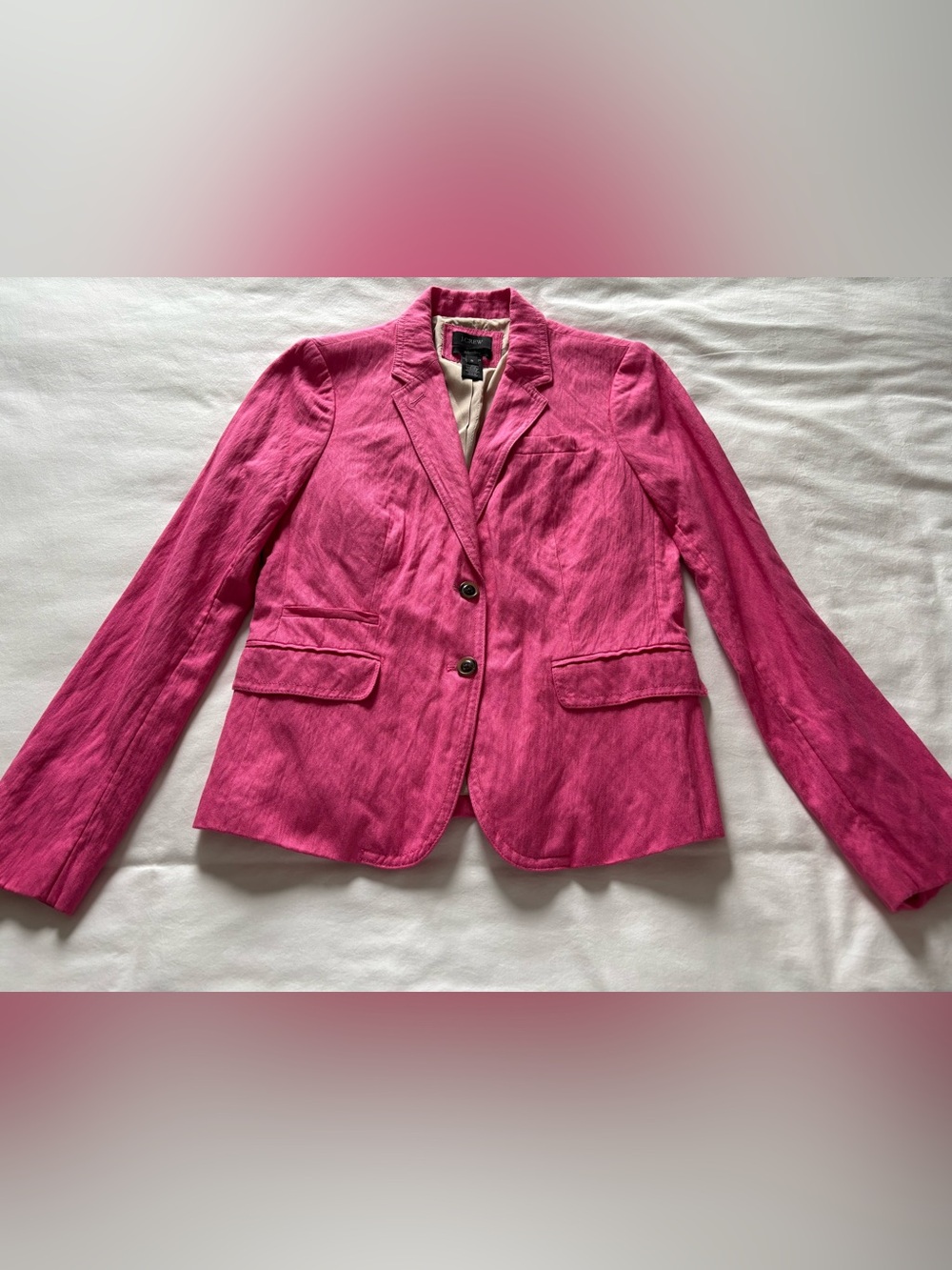 NWOT! RARE! J.Crew Schoolboy Linen Blazer